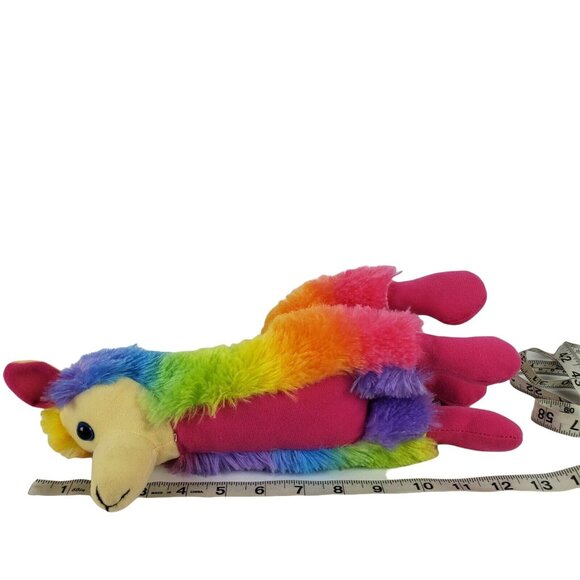 Classic Toy Company Llama 13 inch Plush Alpaca Colorful Rainbow Stuffed Animal - Picture 7 of 7